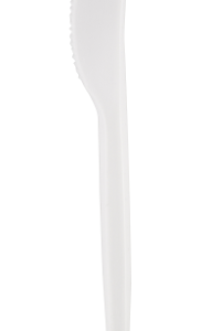 SUPERIOR Noad, plastik, PS, valge, korduvkasutatav 17 cm, 50 tk
