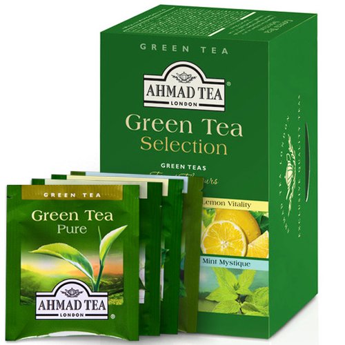 Roheline tee Ahmad Selection assortii 20tk/pk