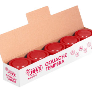 Guaššvärv JOVI Scholar, 5tk, punane, 35ml