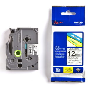 Markeerimislint Brother TZE-131, 12mm must/läbipaistval