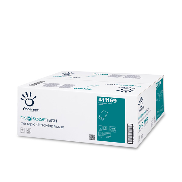 Paberrätikud PAPERNET Euro, 2-kih., 210l, valge