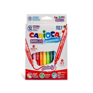 Viltpliiatsid CARIOCA Birello, kahe otsaga, 12 värvi