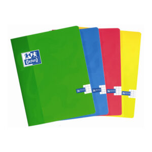 Kaustik klamberköites OXFORD 16.5x21cm, 90g, 36 lehte, ruuduline