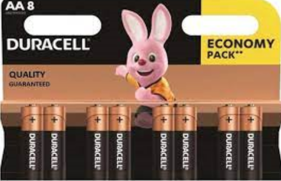 Patareid Duracell AA LR6, 8 tk