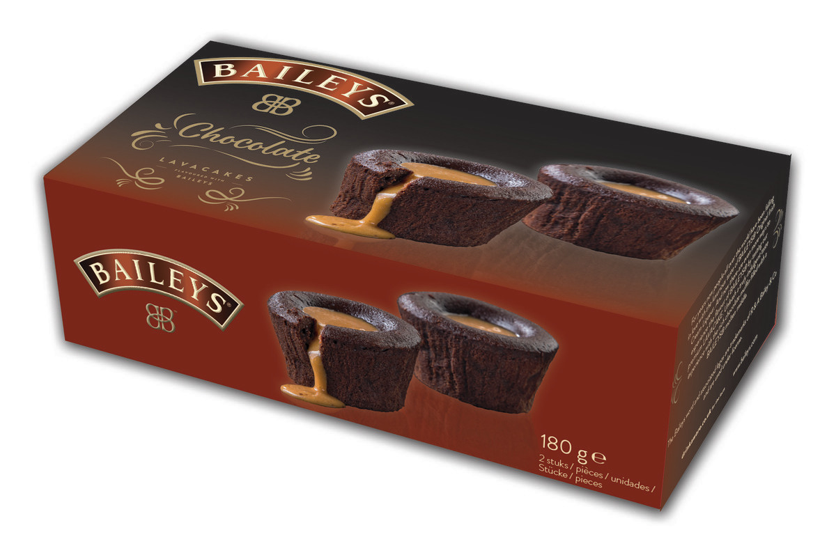 Külmutatud šokolaadikook BELDESSERT Chocolate & Baileys laavakook, 2 x 90 g
