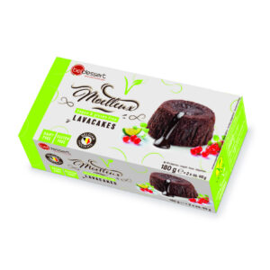 Külmutatud šokolaadikook BELDESSERT Laavakook, vegan, 2 x 90 g