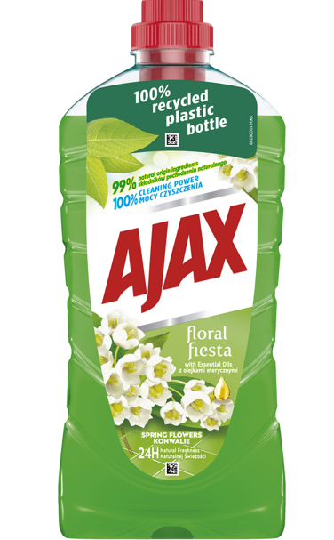 AJAX Üldpuhastusvahend Floral Fiesta Spring Flowers roheline 1l