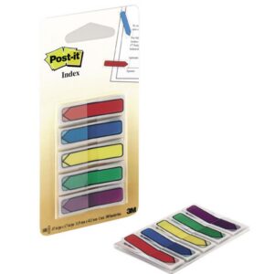 Indeksid Post-it, 11,9x43,2mm, nooled, 5 värvi