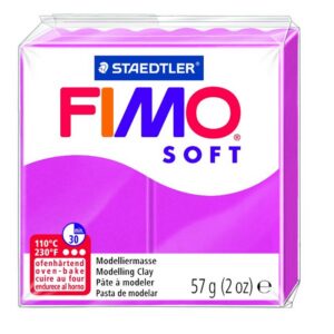 Voolimismass FIMO SOFT 57g, vaarikapunane