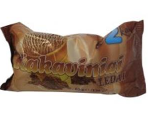 LE2KAS Šokolaadijäätis vahvlitopsis, 5%, 120 ml/65g