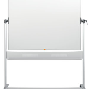 Magnettahvel Nobo Classic 150x120 cm, kahepoolne, pöörlev, ratastel, valge - Image 1
