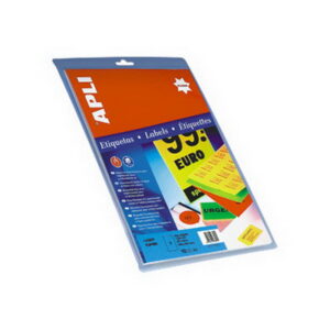 Etiketid Apli iseliimuvad neoon 64 x 33,9mm 20l/pk oranž - Image 1