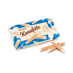 Vahvlirullid Konafetto ROSHEN piimja koorega 140g