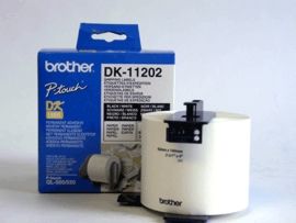 Isekleepuvad etiketid BROTHER DK11202, 62 × 100 mm, 300 tk/rullis, valge