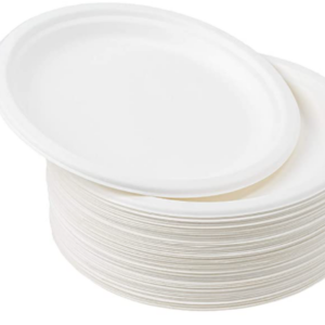 Papptaldrik, 100% biolag./kompost, D - 26cm, valge, pakis 50tk
