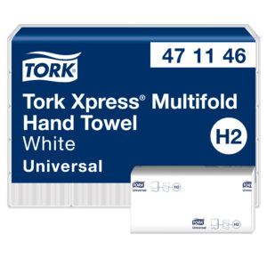 Lehtpaberrätikud Tork Xpress Multifold, 2-kih, 23.4x21.3 cm, 190 lehte, valge(H2) 471146