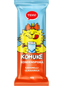 Kohuke TERE, kondenspiima ja karamelliglasuuriga, 40g