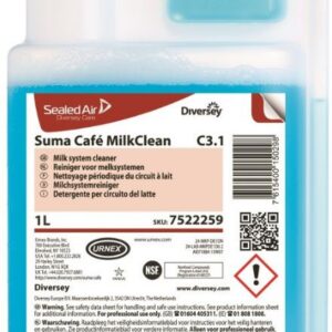 Piimasüsteemide puhastusvahend DIVERSEY Suma Café MilkClean C3.1 1L