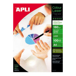 Fotopaber Apli, A4/160g läikiv 100 lehte, värvilaserprinterile  3Re