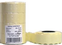 Markeerimislindid 21x12mm, valge/kandiline, 5 tk