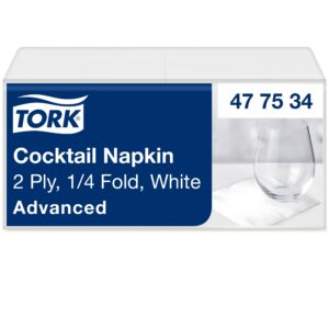 Salvrätikud Tork Advanced, 24x24cm, 2-kih, 200tk, valge 477534