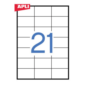 Etiketid Apli ILC iseliimuvad 70 x 42,4mm 100l/pk