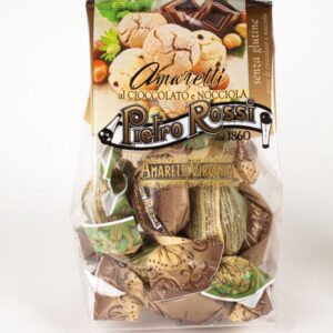 Küpsised PIETRO ROSSI Soft Amaretti, sarapuupähklite ja tumeda šokolaadiga,180g