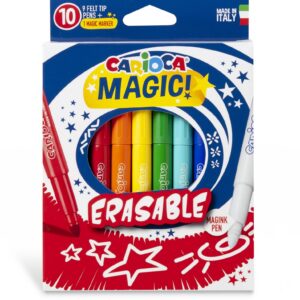 Viltpliiatsid CARIOCA MAGIC, 9 tk + 1 maagiline marker