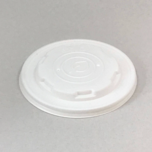 Kaaned supikausile, PLA  ø115mm, valge, biolagunev, pakis 50tk