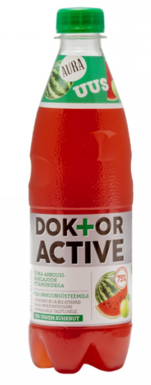 Mahlajook Aura, DR. ACTIVE Õuna-Arbuusimahlajook 0,5L