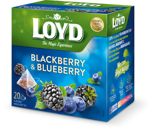 Tee LOYD põldmarja- ja mustika maitseline 20 x 2g