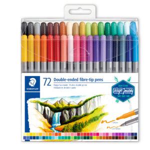 Viltpliiatsid Staedtler, kahepoolsed, 72 tk.
