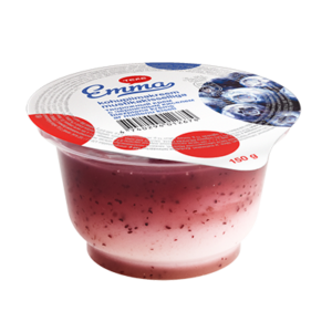 Kohupiimakreem EMMA, mustikakisselliga, 150g