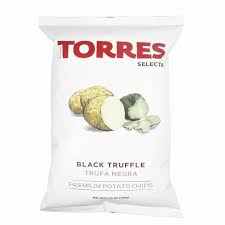 Kartulikrõpsud TORRES, musta trühvliga, 125 g