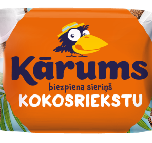 Glasuurkohuke KARUMS kookos, 25% rasva  45g