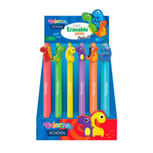 Pastapliiats Colorino Dinosaurs, 0,5mm sinine, kustutatav