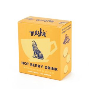 Marjapüree  MASHIE Original, valge sõstra ja ingveri, 4x40ml.
