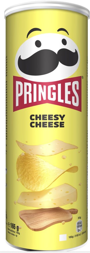 Kartulikrõpsud PRINGLES juustu, 165g