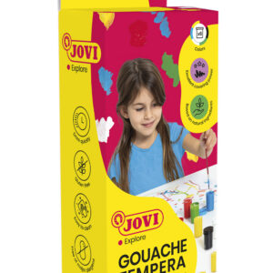 Guaššvärvid JOVI, 6 tk + pintsel