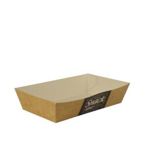 Toidukarp  SNACK, papp, 155  x 85 x 38 mm, 50 tk