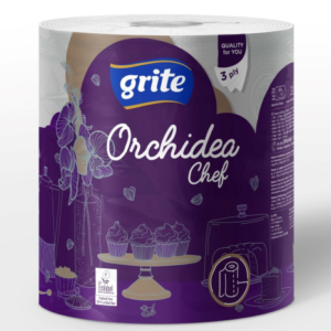 GRITE Paberkäterätt Orchidea Gold 3-kihiline 200 lehte, 1tk