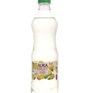 AURA FRUIT Õrnalt gaseeritud vesi sidruni 0,5 L