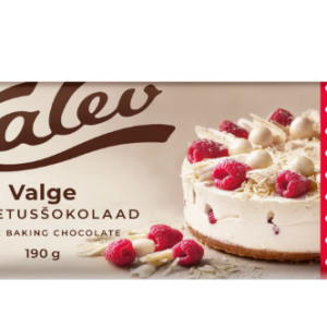 Küpsetusšokolaad KALEV Vilma, valge 190g