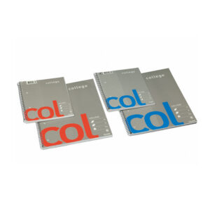 Kaustik Bantex College, spiraalköitega, A5, jooneline, 70 lehte