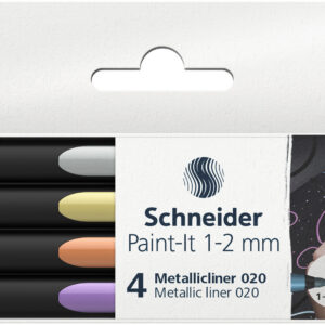 Tekstiilimarker Metallic Paint It, 4 värvi