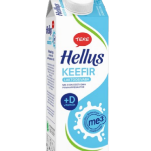 Keefir HELLUS, 2,5%, D-vitamiiniga, 1kg, Laktoosivaba