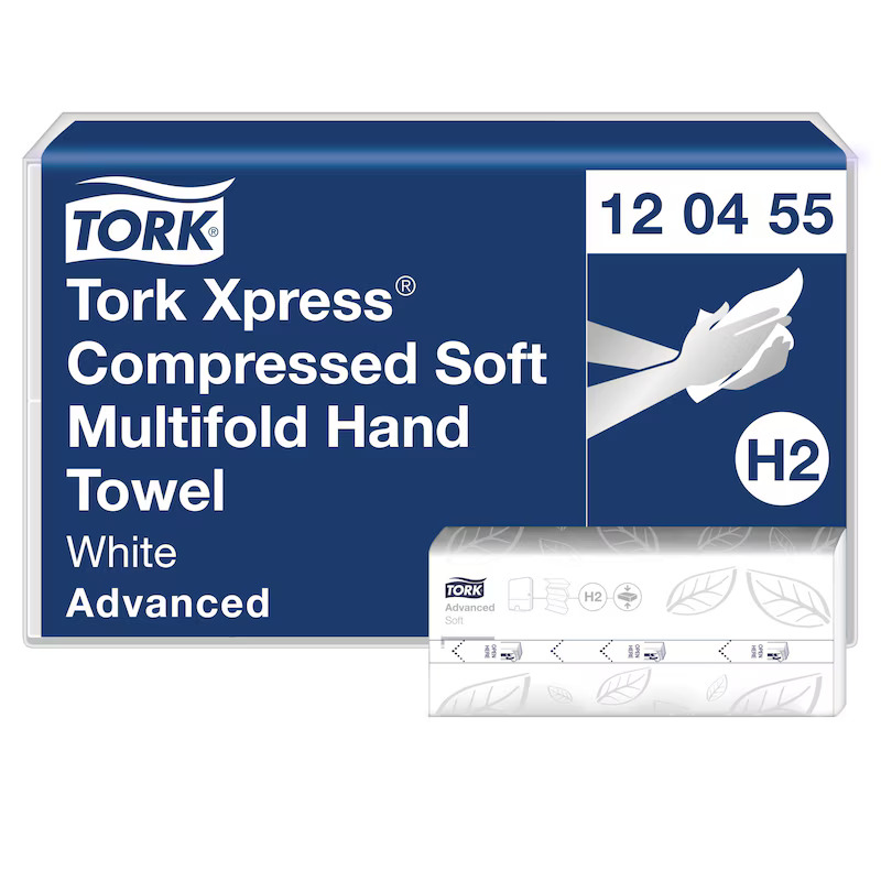 Lehtkätepaber Tork Xpress Multifold H2,pehmed kokkusurutud rätikud, 120455