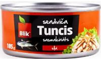 BLIK Tuunikala purustatud õlis 185g