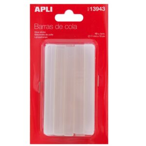 Liimipulgad liimipüstolile Apli 11mm, värvitu, 10 tk