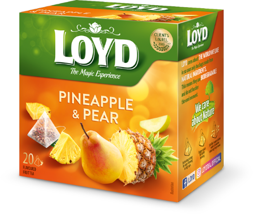 Tee LOYD ananassi- ja pirnimaitseline 20x 2g